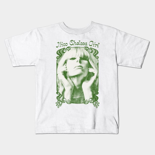 Nico - Chelsea Girl Kids T-Shirt by DankFutura